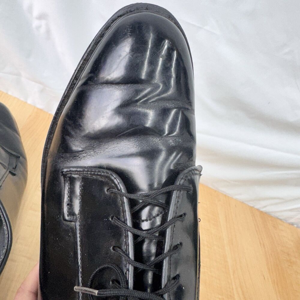 CAPPS Airlite Uniform Patent Leather Black Dress Oxford Shoes Men Size 11 D - Picture 9 of 11